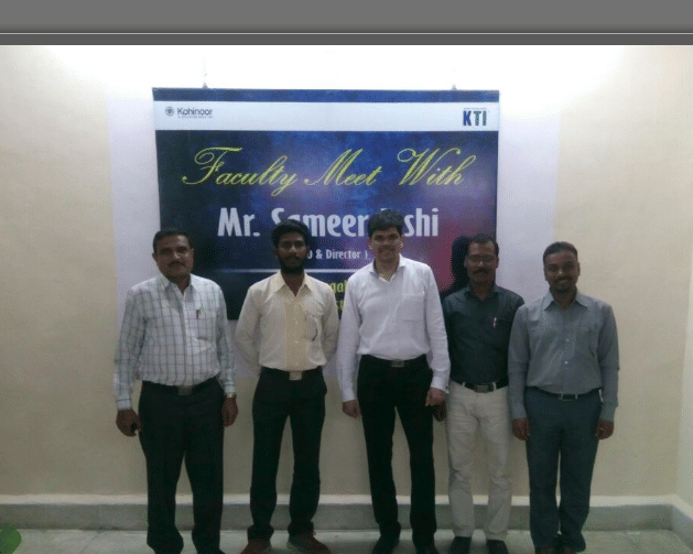 Kohinoor Technical Institute Mumbai CEO Sameer Joshi Meet and Greet Faculty photo 6